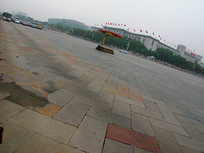 traffic light at Tiananmen Square Beijing China - Ampel am Platz des himmlischen Friedens Peking China 