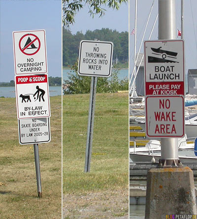 Signs-Verbotsschilder-Pier-Marina-Yachthafen-Sporthafen-Bruce-Mines-Ontario-Canada-Kanada-DSCN7982.jpg