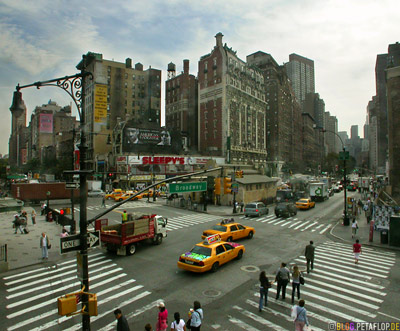 October 2007, New York, USA new york city map broadway. October 2007, New York, USA